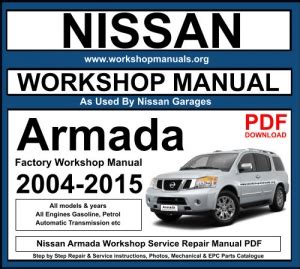 Full Download 2005 Nissan Armada Factory Service Manual File Type Pdf 