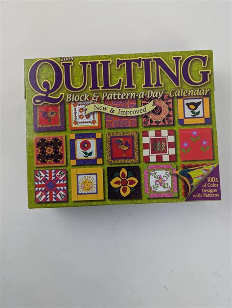 Read 2005 Quilting Block Pattern A Day Calendar 