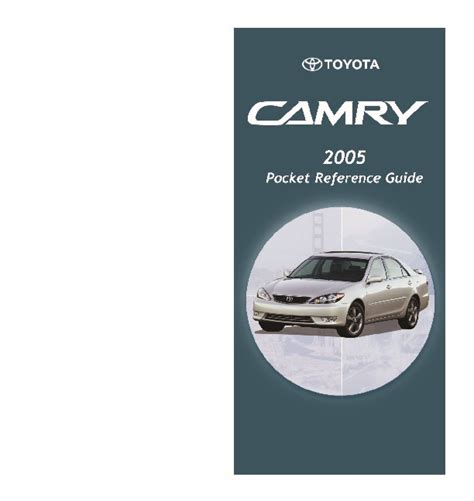 Full Download 2005 Toyota Camry Reference Owners Guide 