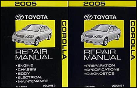 Read Online 2005 Toyota Corolla Repair Manual 