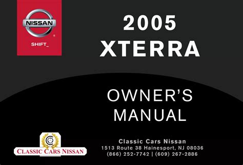 Read Online 2005 Xterra User Guide 