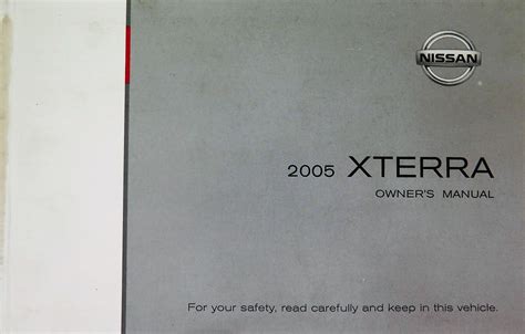 Read Online 2005 Xterra User Guide 