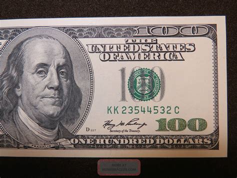 2006 $100 bill.  · Unfortunately, poorly centered notes, of which mine represents an extreme example, are not typically seen as desirable by collectors. Your $100 note would be more desirable if it had perfectly-centered margins. However, the situation changes when part of the design is missing due to misprinting or alignment issues, as well as when a portion of ... 