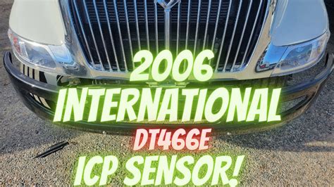 2006 DT466E ICP Sensor Replacement YouTube