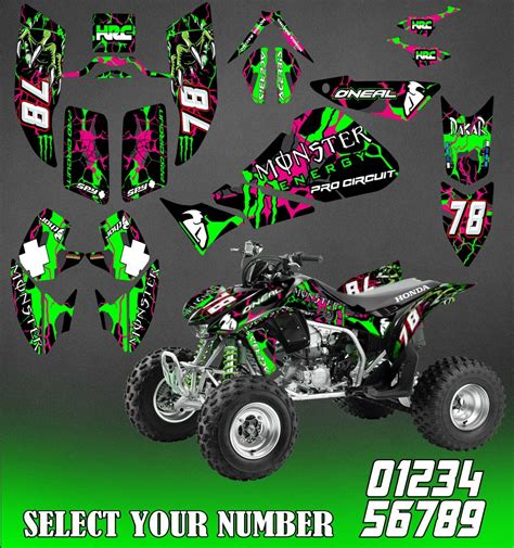 2006 Honda TRX450R Graphics & Decals Stickers, Wrap Kits ...