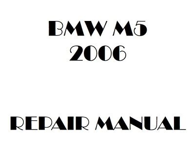 2006 bmw m5 repair and service manual. - Abc cutting hair the sassoon way manual.