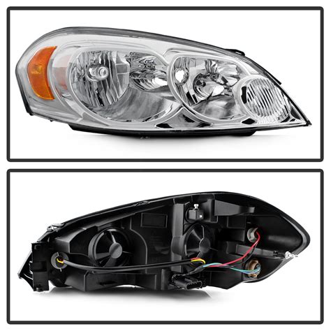 AXLAHA 2006-2013 Chevy Impala Headlights Assembly for 2014-2015 Chevy Impala Limited / 2006-2007 Chevy Monte Carlo Chrome Housing Amber Reflector Replacement Driver and Passenger Side. 4.6 out of 5 stars 54. $82.61 $ 82. 61. FREE delivery Fri, Sep 29 . ... Nilight 2.5" Mini Projector Lens for H1 Headlights Bulb Retrofit, Custom Headlamps …. 