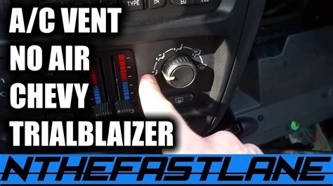 A technician will diagnose your Chevrolet Trailblazer heater using the symptoms you report as a starting point. Because your Chevrolet Trailblazer heater is a complex mechanism that uses an electric fan to blow air through a heater core that is heated by the engine coolant, the problem could be electrical, mechanical, coolant-related, or a combination of these systems.. 
