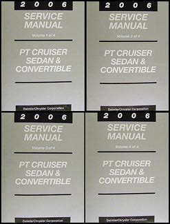 2006 chrysler pt cruiser repair shop manual original 4 volume set. - Ecology unit test answer study guide.