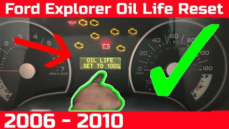 2006 ford explorer oil reset. Things To Know About 2006 ford explorer oil reset. 