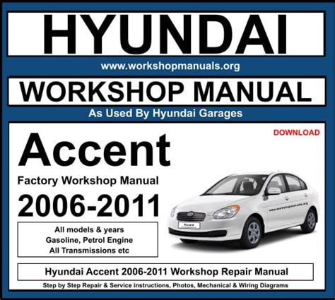 2006 hyundai accent service reparatur werkstatt handbuch download. - Études sur la littérature classique américaine.