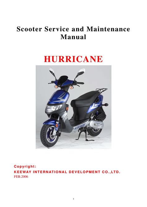 2006 keeway hurricane 50 scooter service manual. - La teoria del dinero y del credito.