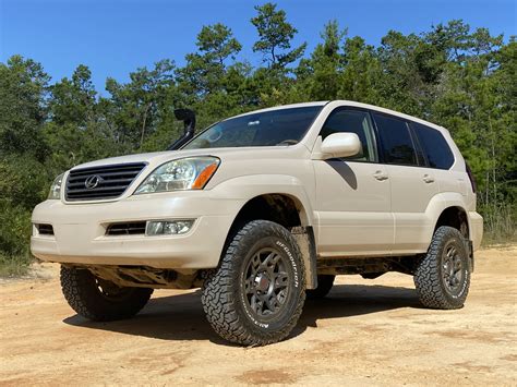136. Feb 7, 2019. #1. Looking for suspension recommendations for my 2006 GX470 (currently 123k miles, stock suspension, 265/70r17 c load bfgs) Uses/Planned Mods: Non daily driver. Long road trips with crap dirt roads/tracks thrown in. Very minimal crawling. Tow an extremely light trailer (venturcraft trailblazer 500lbs). 