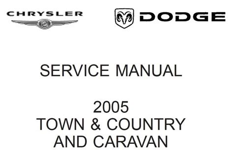 2006 rs town country and caravan factory service manual. - El manual de la bruja moderna.