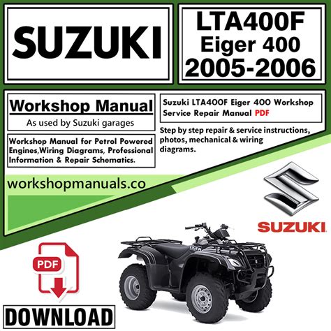 2006 suzuki eiger 400 4x4 repair manual 68435. - Bobcat all wheel steer loader a300 service manual 521111001 above.