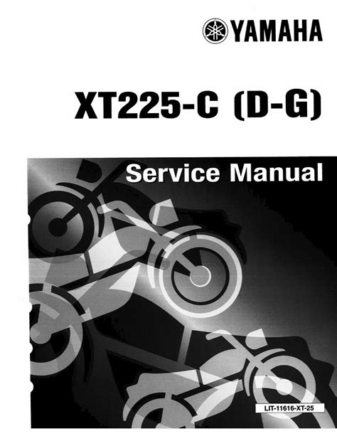 2006 yamaha xt225 motorcycle service manual. - Singer sewing machine model 714 threading guide.