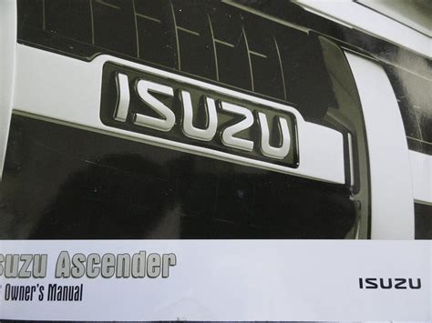 Full Download 2006 Isuzu Ascender Owners Manual 