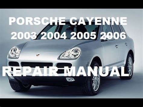 Read Online 2006 Porsche Cayenne S Owners Manual 