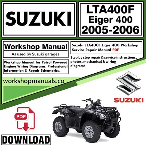 Read Online 2006 Suzuki Eiger 400 4X4 Repair Manual 
