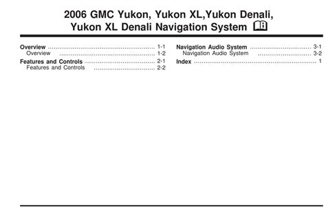 Download 2006 Yukon Navigation Manual 