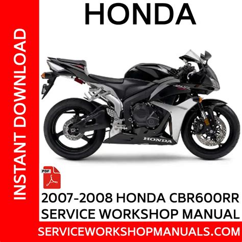 2007 2008 honda cbr600rr service manual. - Honda accord cf4 workshop service manual.