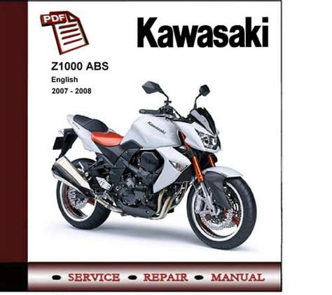 2007 2009 kawasaki z1000 z1000 abs service repair workshop manual download. - Jenn air 30 electric wall oven manual.