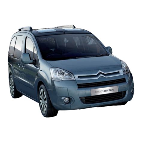 2007 Citroen Berlingo Owner’s Manual PDF Manual Directory