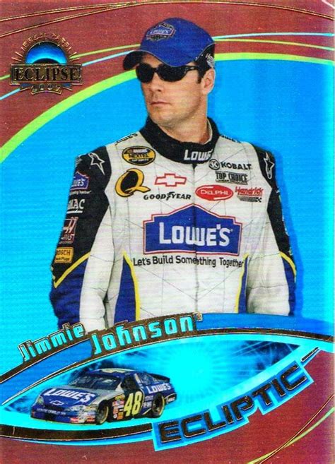 2007 JIMMIE JOHNSON Press Pass Signings Blue #13. (#07/25