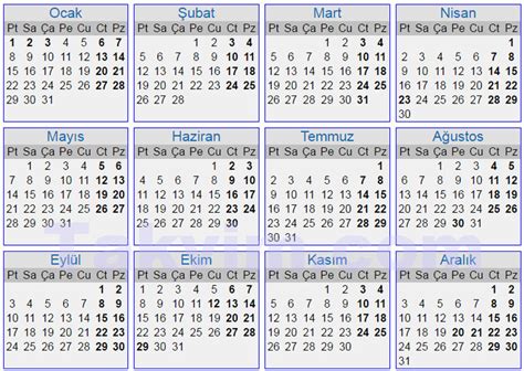 2007 Takvimi.
