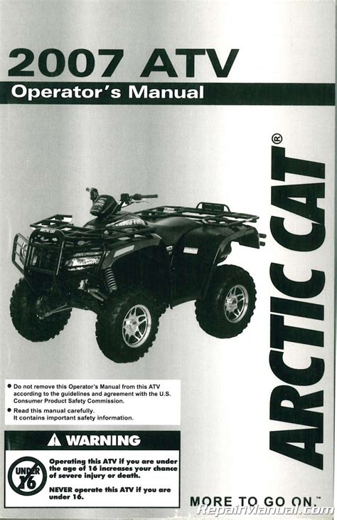 2007 arctic cat owner s manual. - Marine radio operator and answer test manual.