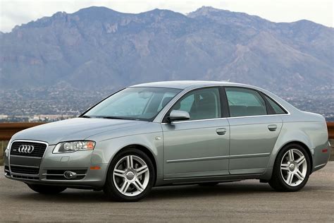 2007 audi a4 2.0t. 2. Neck forces. Max neck shear force (N) 52. Max neck tension (N) 752. How the head restraint & seat test is conducted. Currently, IIHS tests apply only to front seats. IIHS ratings for the 2007 Audi A4 4-door sedan - midsize luxury car. 