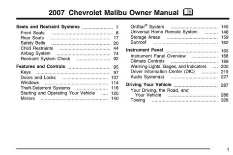 2007 chevrolet malibu manual de servicio. - Denso diesel injection pump repair manual mitsubishi.
