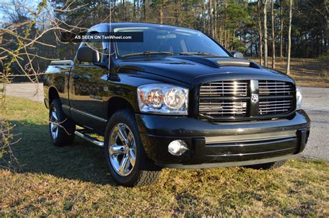 2007 dodge ram pickup 1500. 2008. 2007. /10. U.S. News Rating. The Ram 1500 delivers a traditional big-truck ride with power and interior space to spare. But it doesn't have the safety features or maneuverability of other full-size pickups. Several powerful engine options, including a Hemi V8. Best-in-class rear seat room in Mega Cab model. 