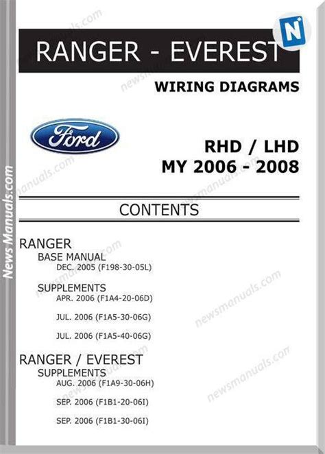 2007 ford everest service manuals wiring. - Vw transporter t5 6 speed manual.