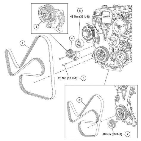 2007 ford focus serpentine belt diagram. 2007 FORD FOCUS - L4 2.0L 121ci GAS FI N N Belt Routing Diagram Multiple Accessory, w/o A.C. (Exc. Calif. and Calif.) & Multiple Accessory, w A.C. (Exc. Calif. and Calif.) From DAYCO Catalogue Hope helped with this (remember rated this help) Good luck. 