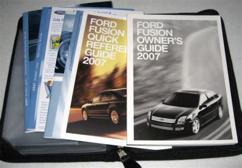 2007 ford fusion owners manual guide. - Manual istorie cls 10 ed corint.