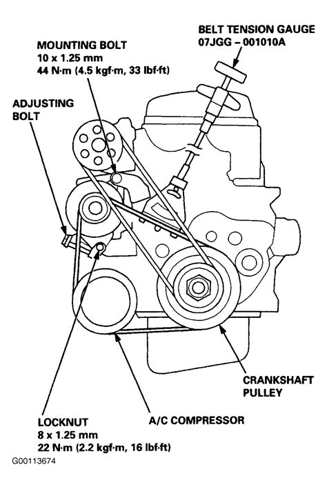 Serpentine Belt Diagram for 2007 HONDA Civic This HONDA Civic belt diagram is for model year 2007 with 4 Cylinder 1.8 Liter engine and Serpentine; Without Enhancement Kit; With Preferred Belt Routing; Refer to Honda Bulletin 06-059 . 