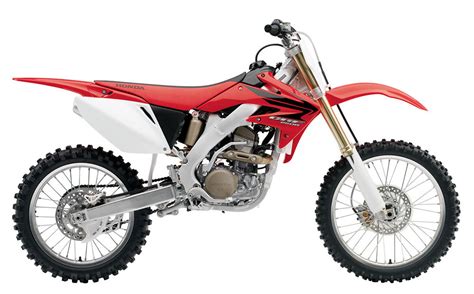2007 honda crf250r value. When trails get ugly, tight and delightfully nasty, you're in CRF250X country. Our 2009 test bike is a California model. Of all the dirt bikes in Honda's line, the 250X is the only one that has a split identity; there's a version for 49 states and a version for La-La land. The only difference is the cam, which results in slightly more ... 