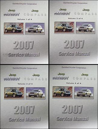 2007 jeep patriot compass repair shop manual set original 4 vol set. - Yamaha yfm 600 f raptor year 2002 service and repair manual.