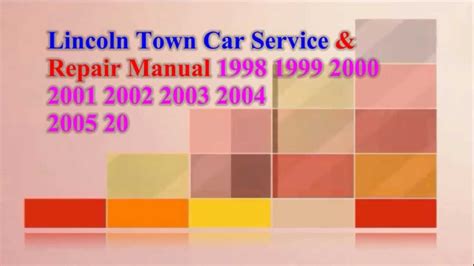 2007 lincoln town car service manual. - Briggs stratton 14 hp ohv manual.