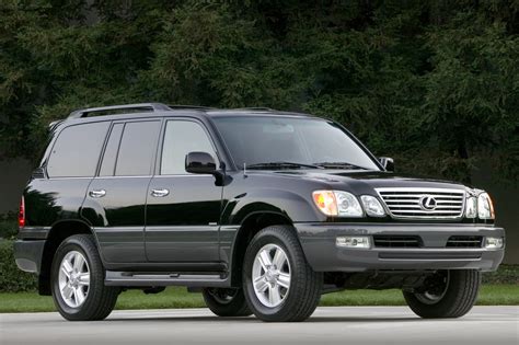 Mileage: 405,000 miles MPG: 12 city / 15 hwy Color: Black Body Style: SUV Engine: 8 Cyl 4.7 L Transmission: Automatic. Description: Used 2006 Lexus LX 470 with Four-Wheel Drive, Bench Seat, Leather Seats, Trailer Hitch, Heated Seats, Navigation System, Keyless Entry, DVD, Fog Lights, 18 Inch Wheels, and Alloy Wheels.. 