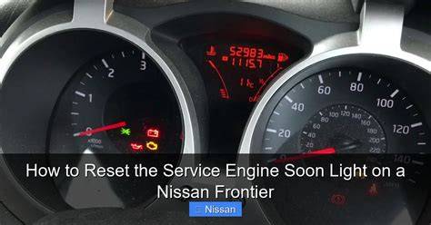 2007 nissan frontier service engine soon light reset.  Car maintenance includes oi...