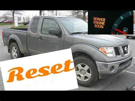 2007 nissan frontier service engine soon light reset.  SES (Service Engine Soon) is the same ...