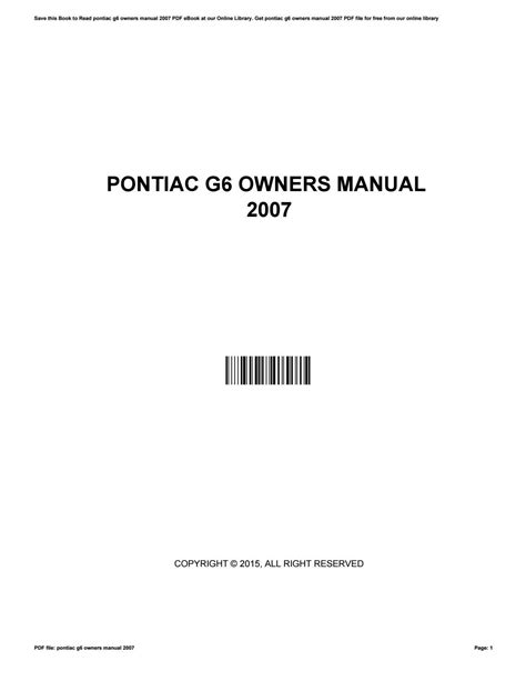 2007 pontiac g6 convertible owners manual. - Mantras a beginner s guide to the power of sacred sound.
