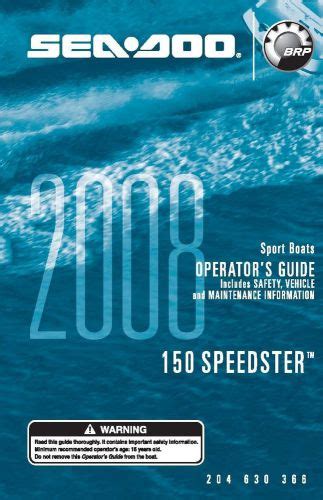 2007 sea doo speedster 150 owners manual. - Survival guide for coaching youth soccer.