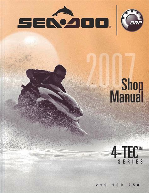 2007 seadoo 4 tec series workshop repair manual. - Per un diritto a misura d'uomo.