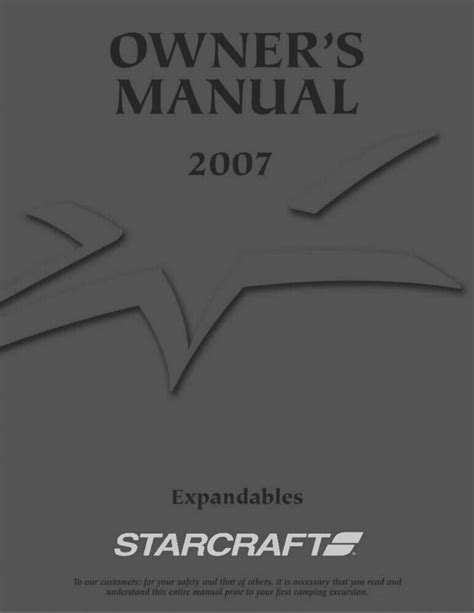 2007 starcraft expandales hybrid trailer owners manual. - Langue universelle : langage mimique, mimé et écrit, développement philosophique et pratique.