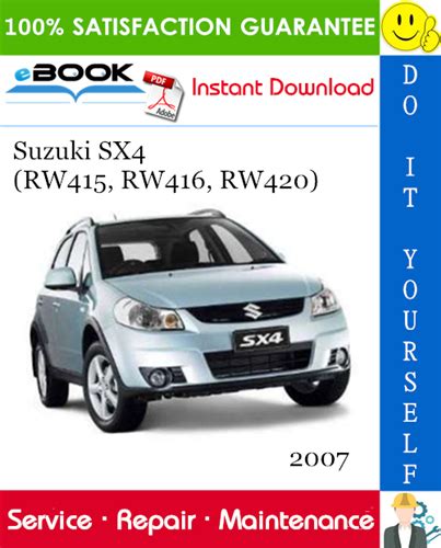 2007 suzuki sx4 rw415 rw416 rw420 service repair manual. - Suzuki grand vitara jb416 jb420 jb419 factory service repair workshop manual instant download.
