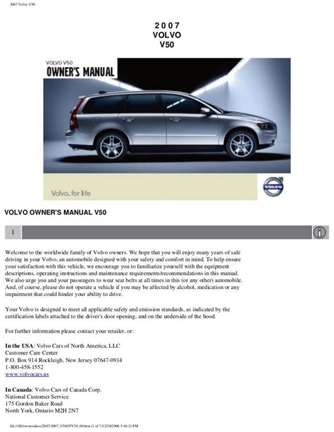 2007 volvo v50 v 50 owners manual. - Certified treasury professional exam secrets study guide.