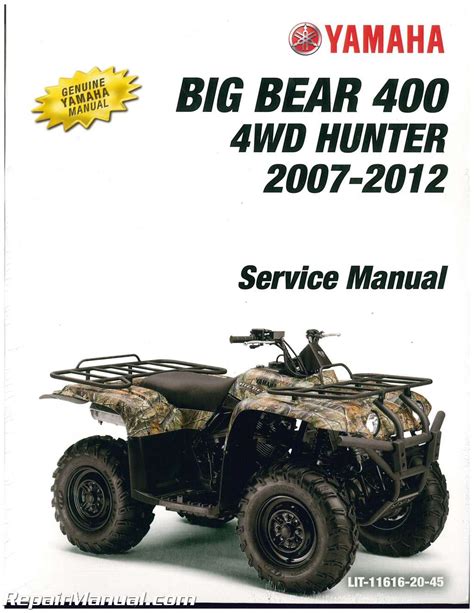 2007 yamaha big bear 400 engine manual. - Pipe materials selection manual uk water.